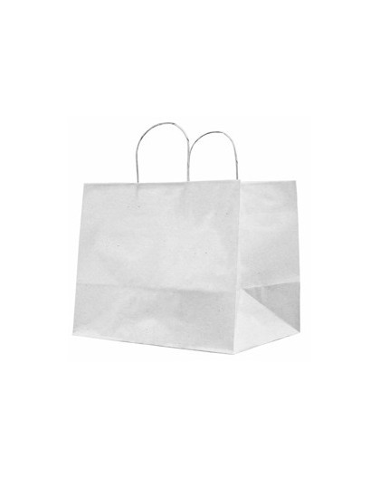 25 SHOPPERS CARTA KRAFT 32X20X33CM TWISTED LARGE AVORIO