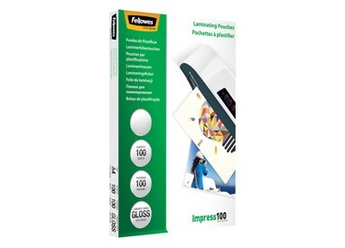 Scatola 100 pouches IMPRESS100 100mic A3 Fellowes