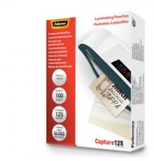 Scatola 100 pouches CAPTURE125 125mic 83x113mm Fellowes