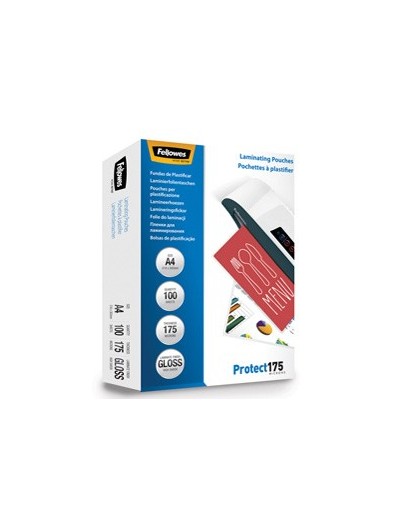 Scatola 100 pouches PROTECT175 175mic A4 Fellowes