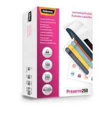 Scatola 100 pouches PRESERVE250 250mic A4 Fellowes