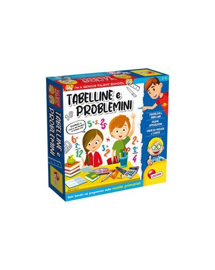 I'm a Genius Tabelline e Problemi Lisciani