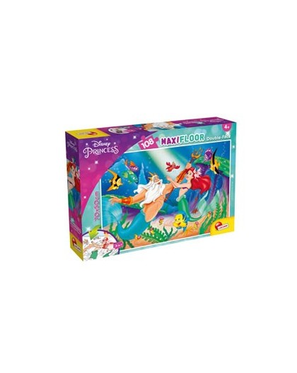 PUZZLE DF SUPERMAXI 108 LITTLE MERMAID LISCIANI