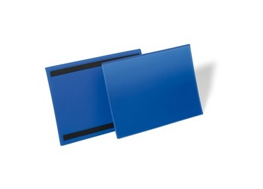 50 buste identificazione magnetiche 150x67mm art.1742 Blu DURABLE