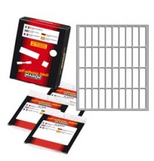 Etichetta adesiva bianca 34x10mm (10fogli x 40etichette) Markin