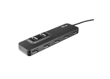 HUB OILA 7 PORTE USB 2.0 ALIMENTATO TRUST