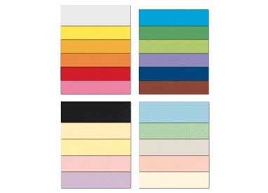 Conf.10 cartoncino Bristol Color 200gr 100x70cm bianco 01 Favini