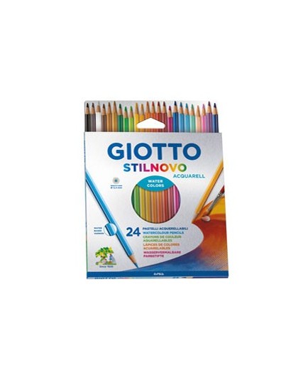 ASTUCCIO 24 PASTELLI STILNOVO ACQUARELL GIOTTO