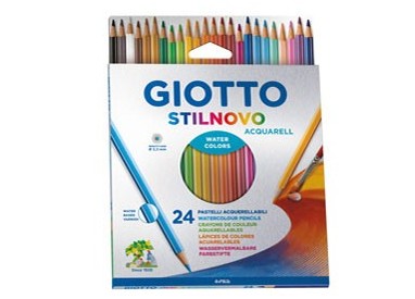 ASTUCCIO 24 PASTELLI STILNOVO ACQUARELL GIOTTO