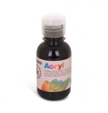 Colore acrilico fine Acryl 125ml nero PRIMO
