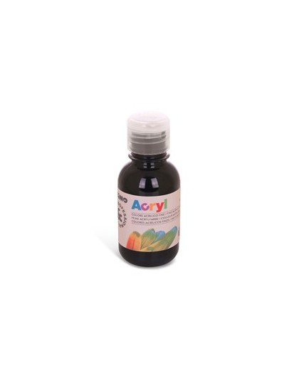 Colore acrilico fine Acryl 125ml nero PRIMO