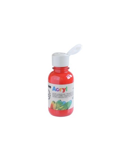 Colore acrilico fine Acryl 125ml rosso vermiglione PRIMO