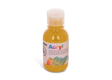 Colore acrilico fine Acryl 125ml giallo ocra PRIMO