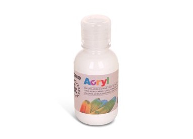 Colore acrilico fine Acryl 125ml bianco PRIMO