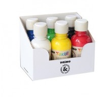 BOX 6 COLORI ASSORTITI 125ml PER TESSUTI PRIMO