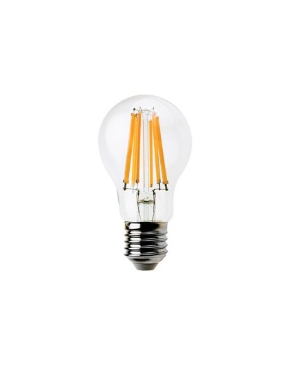 LAMPADA LED Goccia A60 a filamento 8W E27 3000K luce calda
