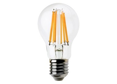 LAMPADA LED Goccia A60 a filamento 8W E27 3000K luce calda