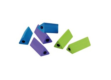 IMPUGNATURA TRIANGOLARE PER MATITE SET 6 PZ. IKONA+
