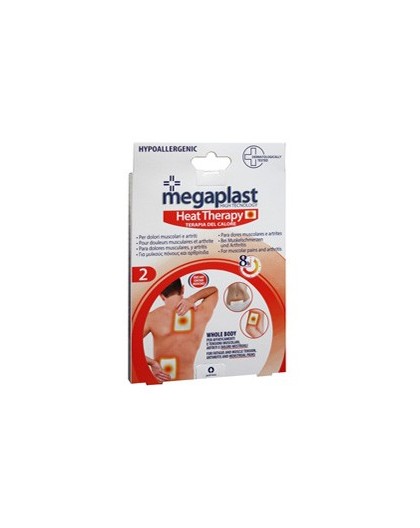Scatola 2 CEROTTI RISCALDANTI 10x13cm Megaplast