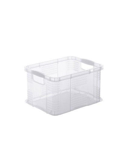 CONTENITORE PORTAOGGETTI A4 17,5LT TRASPARENTE