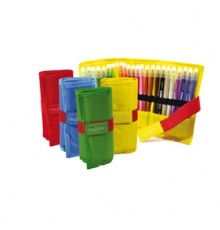 ASTUCCIO ROLL UP 24 PENNARELLI COLORI ASSORTITI CARIOCA