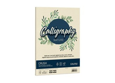 Carta Calligraphy Nature CRUSH A4 50fg 200gr agrumi FAVINI