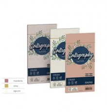 25 buste Calligraphy Nature CRUSH 120gr 120x180mm mandorla FAVINI