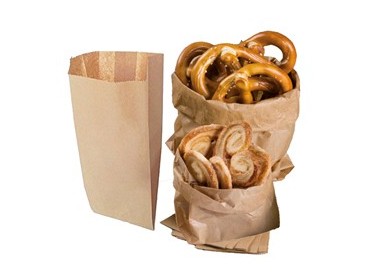 100 SACCHETTI AVANA 22x40cm +7cm IN CARTA KRAFT Rex Sadoch
