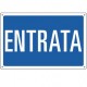 CARTELLO ALLUMINIO 30x20cm 'Entrata'