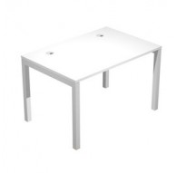 SCRIVANIA SINGOLA 120X80cm BIANCO - AGORA'
