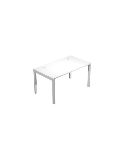 SCRIVANIA SINGOLA 140X80cm BIANCO - AGORA'
