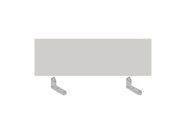 PANNELLO DIVISORIO 180x32cm BIANCO per SCRIVANIA MULTIPLE - AGORA'
