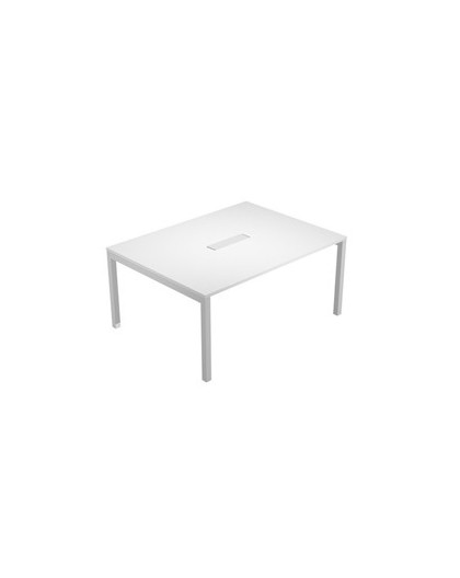 TAVOLO RIUNIONI 6 Posti 160X120xH72,5cm BIANCO - AGORA'