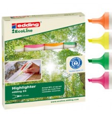 ASTUCCIO 4 EVIDENZIATORE 24 ECOLINE EDDING