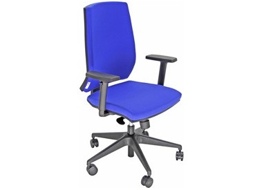 POLTRONA SEMIDIREZIONALE LA1E No Flame Blu c/bracc.
