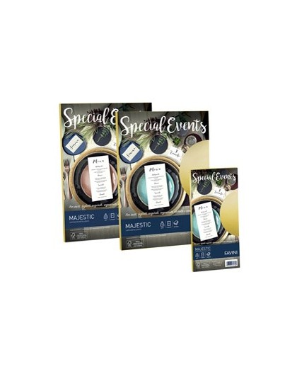 Carta metallizzata SPECIAL EVENTS A4 20fg 120gr sabbia FAVINI