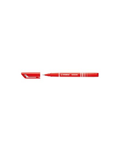 FINELINER STABILO SENSOR PUNTA 0.3MM ROSSO