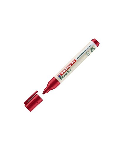 MARCATORE PERMANENTE 21 ECOLINE P.CONICA ROSSO EDDING