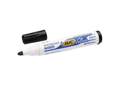 MARCATORE P.TONDA 1.5MM NERO Whiteboard VELLEDA® 1701 Recycled BIC®