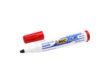 MARCATORE P.TONDA 1.5MM ROSSO Whiteboard VELLEDA® 1701 Recycled BIC®
