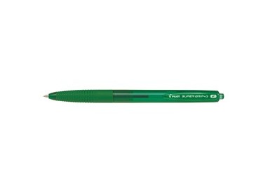 Penna a scatto SUPERGRIP G punta 0,7mm verde PILOT