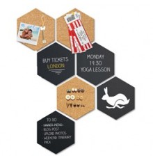Set LAVAGNE DA PARETE Wall Hexagon Securit