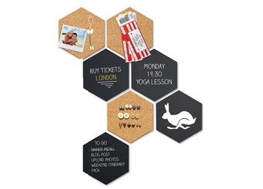 Set LAVAGNE DA PARETE Wall Hexagon Securit