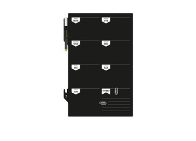 LAVAGNA da PARETE WeekPlanner 30x45cm Securit