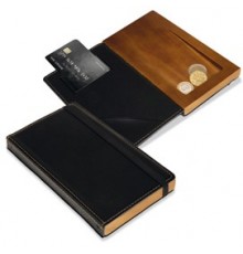Porta conto in legno e similpelle Trendy Securit