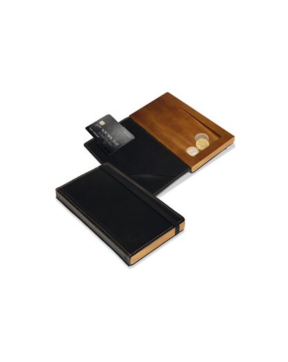 Porta conto in legno e similpelle Trendy Securit