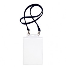 10 PORTANOME PASS 7ST-M 15x21cm (A5) NEUTRO con CORDONCINO NERO