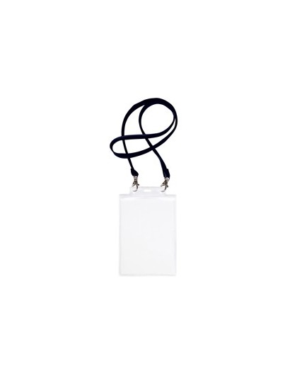 10 PORTANOME PASS 7ST-M 15x21cm (A5) NEUTRO con CORDONCINO NERO