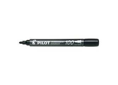 MARCATORE PERMANENTE 100 NERO P.TONDA 4.5MM PILOT