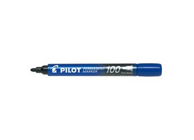 MARCATORE PERMANENTE 100 BLU P.TONDA 4.5MM PILOT